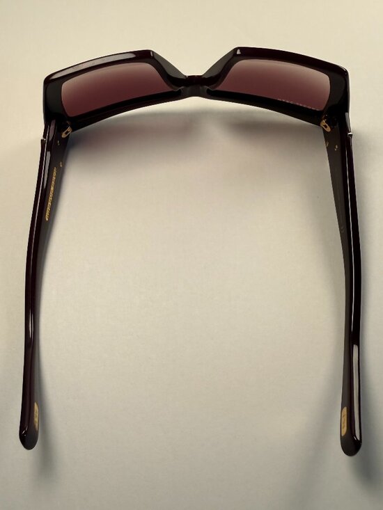 MARC JACOBS BEJEWELED CAT EYE SUNGLASSES IN PURPLE